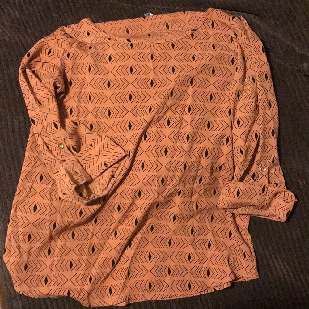Burnt orange top